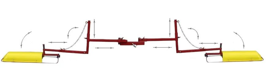 Гербіцидна балка (двостороння) для трактора Т-40 / ЮМЗ / МТЗ 128513 фото